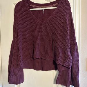 Free People Balloon Sleeve Sweater